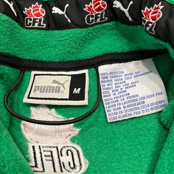 VTG Rare 2003 Puma 91st Grey Cup Football Fleece Sweater Jacket Mens Medium - Picture 3 of 9